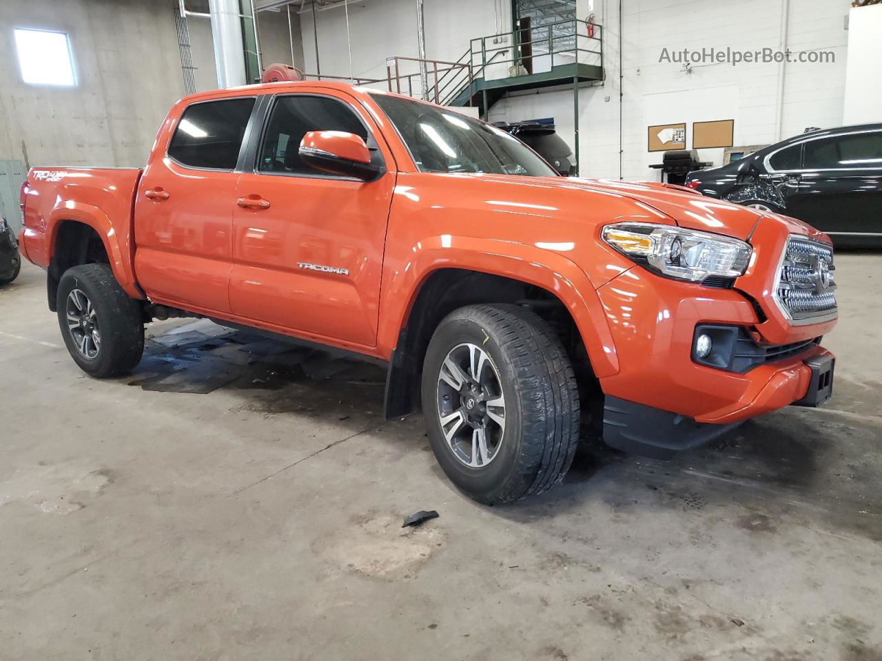 2017 Toyota Tacoma Double Cab Orange vin: 5TFCZ5AN5HX115111