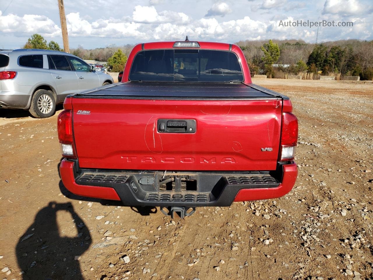 2017 Toyota Tacoma Double Cab Красный vin: 5TFCZ5AN5HX118977