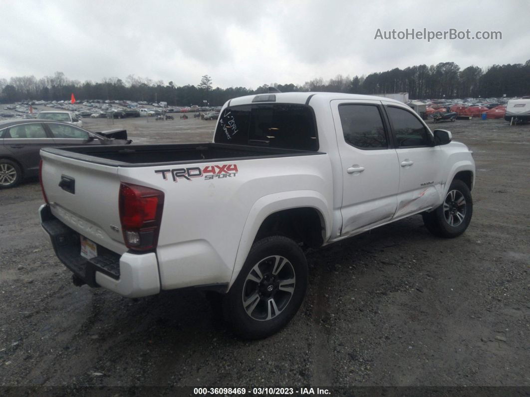 2019 Toyota Tacoma 4wd Sr/sr5/trd Sport White vin: 5TFCZ5AN5KX172044