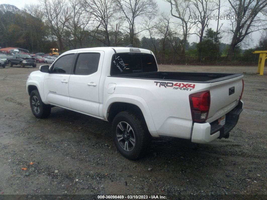 2019 Toyota Tacoma 4wd Sr/sr5/trd Sport White vin: 5TFCZ5AN5KX172044