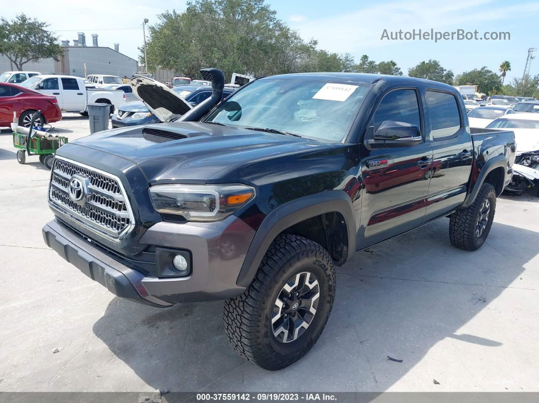 2019 Toyota Tacoma 4wd Sr/sr5/trd Sport Black vin: 5TFCZ5AN5KX178880