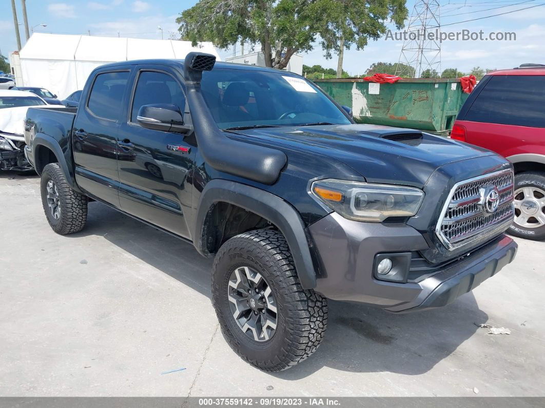 2019 Toyota Tacoma 4wd Sr/sr5/trd Sport Black vin: 5TFCZ5AN5KX178880