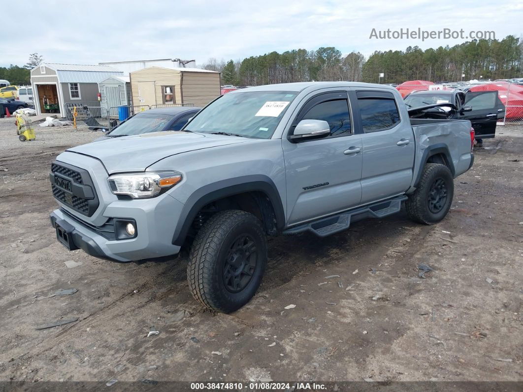 2019 Toyota Tacoma Trd Off Road Silver vin: 5TFCZ5AN5KX180418