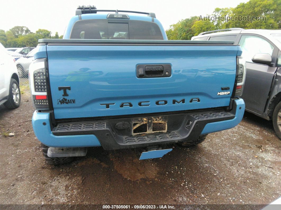 2019 Toyota Tacoma 4wd Sr/sr5/trd Sport Blue vin: 5TFCZ5AN5KX185229