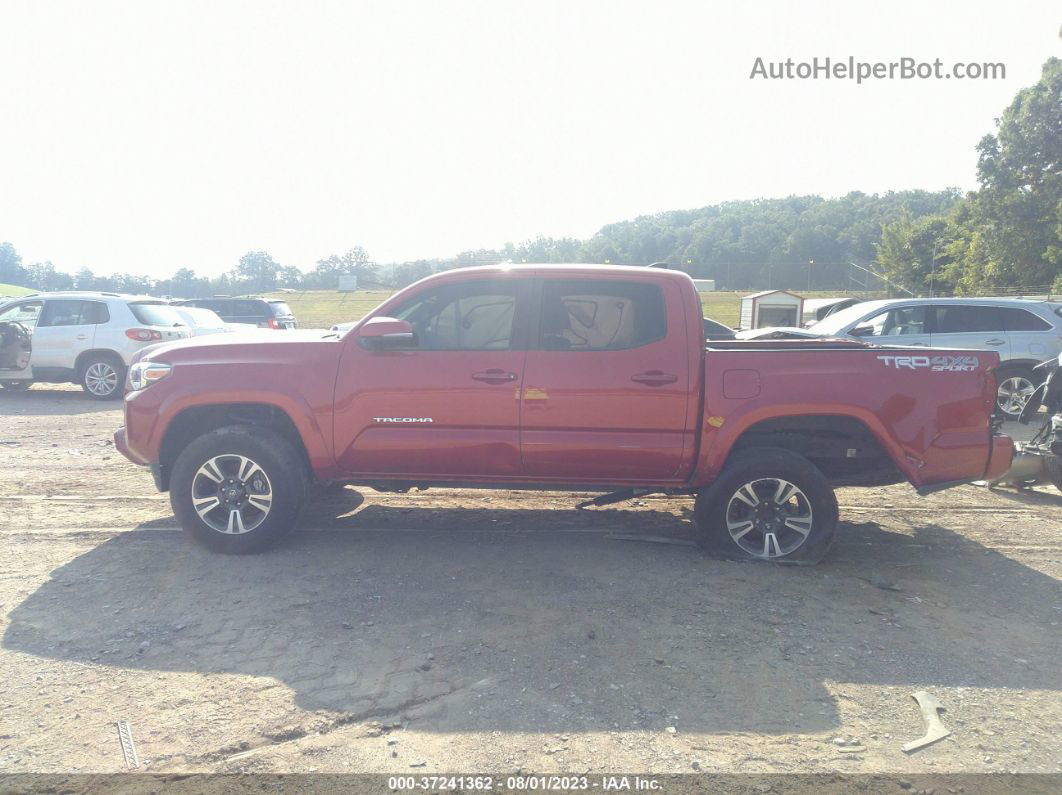 2019 Toyota Tacoma 4wd Sr/sr5/trd Sport Red vin: 5TFCZ5AN5KX204037