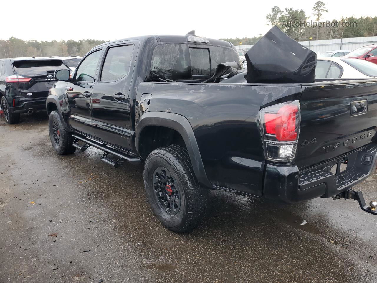 2019 Toyota Tacoma Double Cab Black vin: 5TFCZ5AN5KX207441