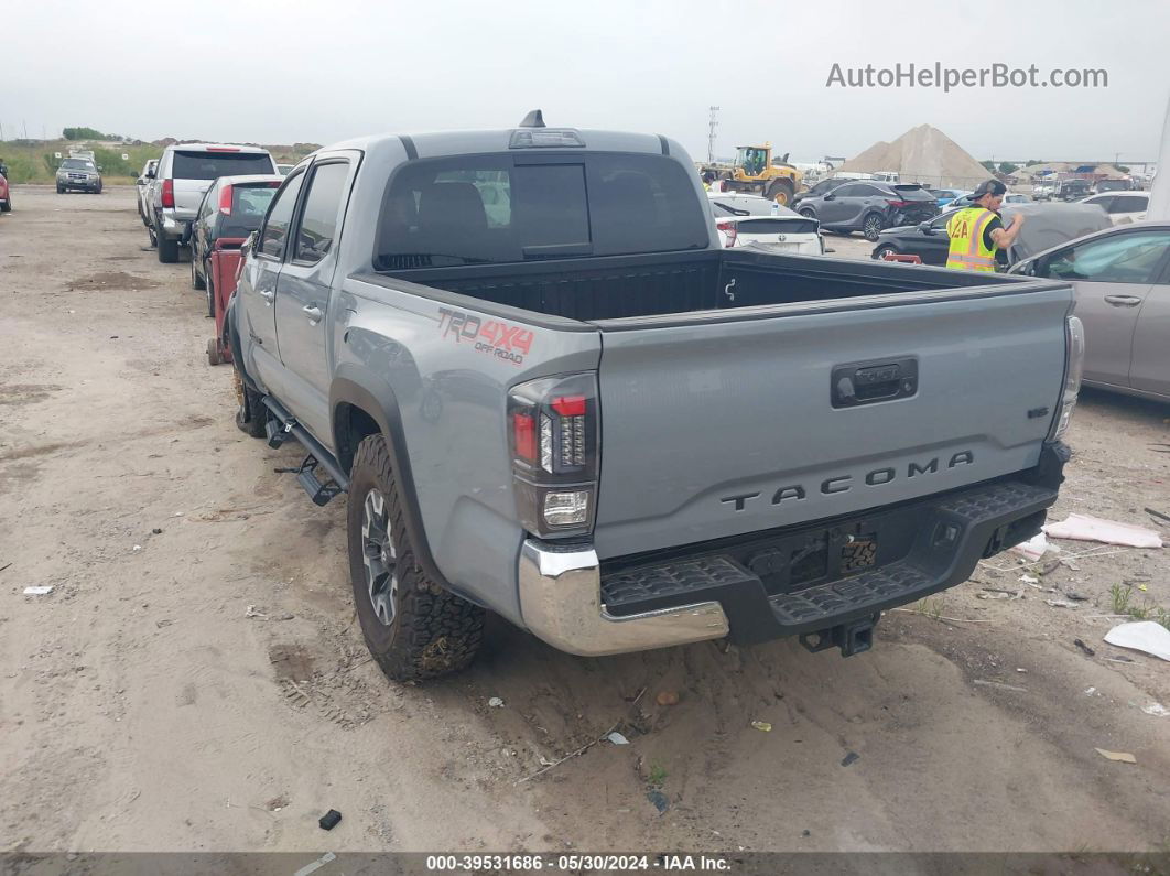 2020 Toyota Tacoma Trd Off-road Gray vin: 5TFCZ5AN5LX231739