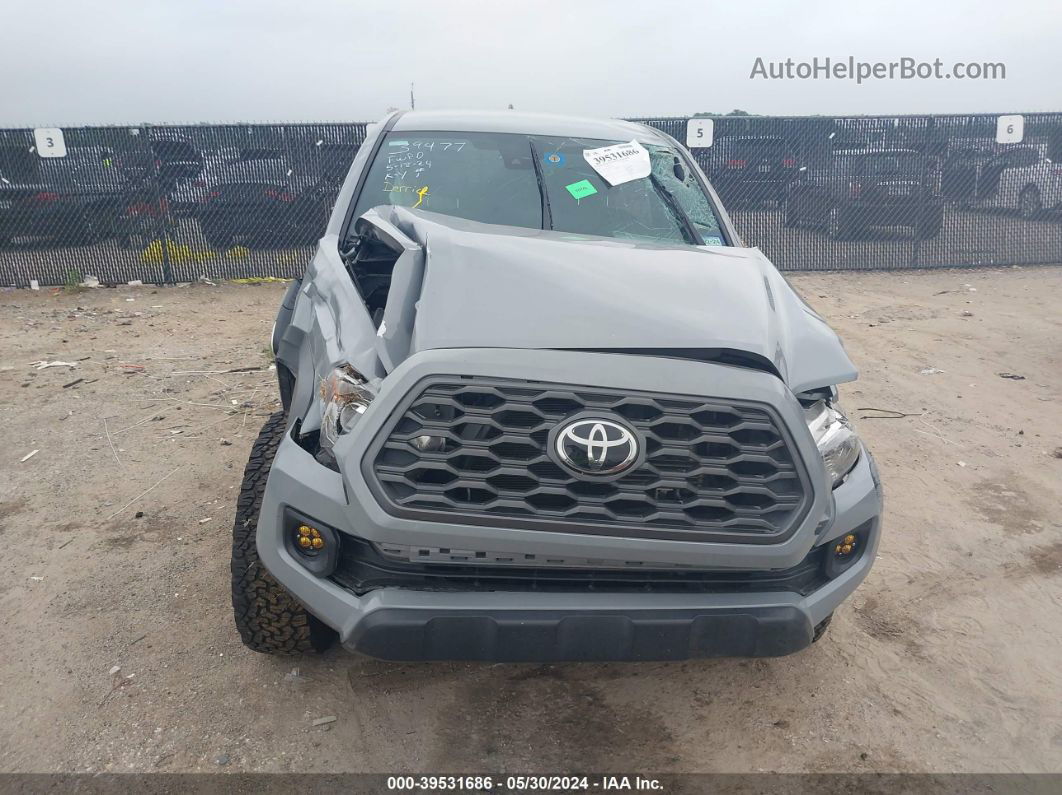 2020 Toyota Tacoma Trd Off-road Gray vin: 5TFCZ5AN5LX231739