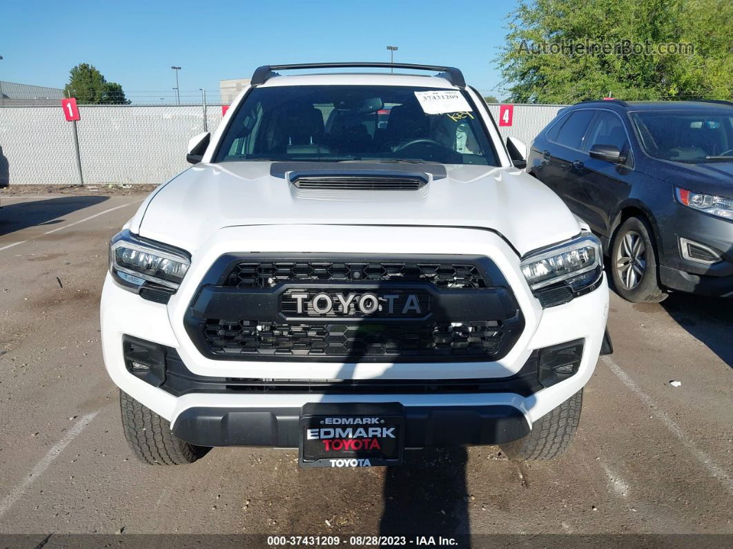 2021 Toyota Tacoma 4wd Sr/sr5/trd Sport White vin: 5TFCZ5AN5MX254892