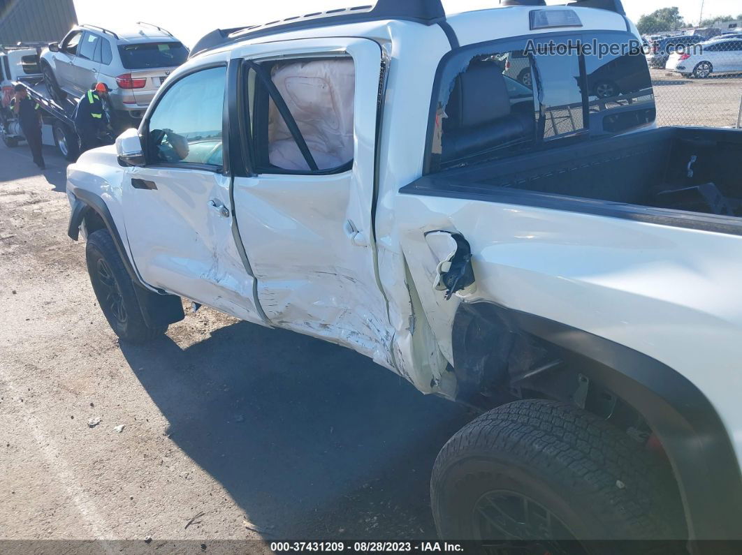 2021 Toyota Tacoma 4wd Sr/sr5/trd Sport White vin: 5TFCZ5AN5MX254892