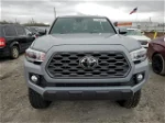 2021 Toyota Tacoma Double Cab Gray vin: 5TFCZ5AN5MX266346