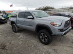 2021 Toyota Tacoma Double Cab Gray vin: 5TFCZ5AN5MX266346