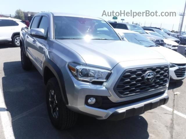 2021 Toyota Tacoma 4wd Sr/sr5/trd Sport Silver vin: 5TFCZ5AN5MX269201