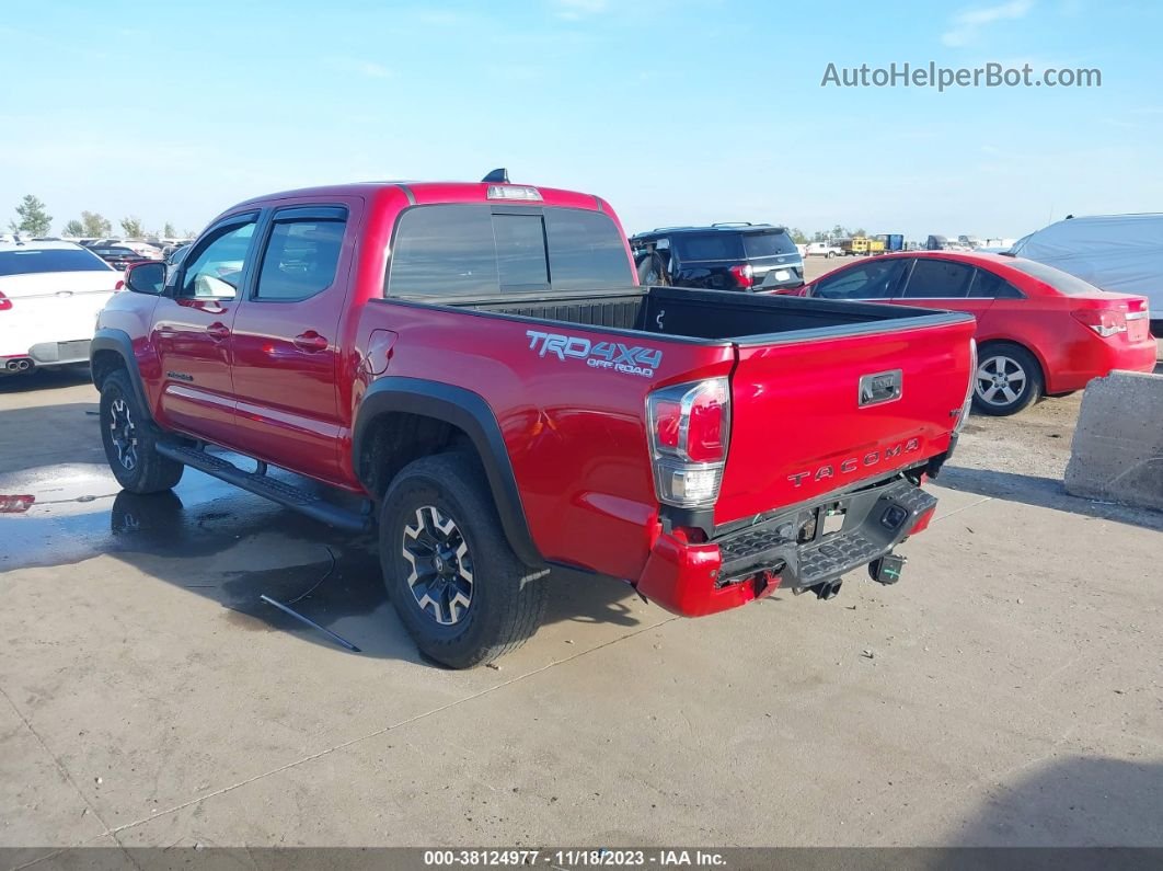 2021 Toyota Tacoma Trd Off-road Red vin: 5TFCZ5AN5MX273457