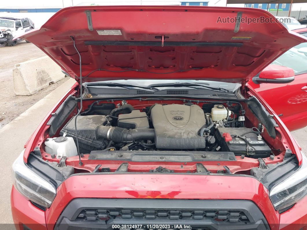 2021 Toyota Tacoma Trd Off-road Красный vin: 5TFCZ5AN5MX273457