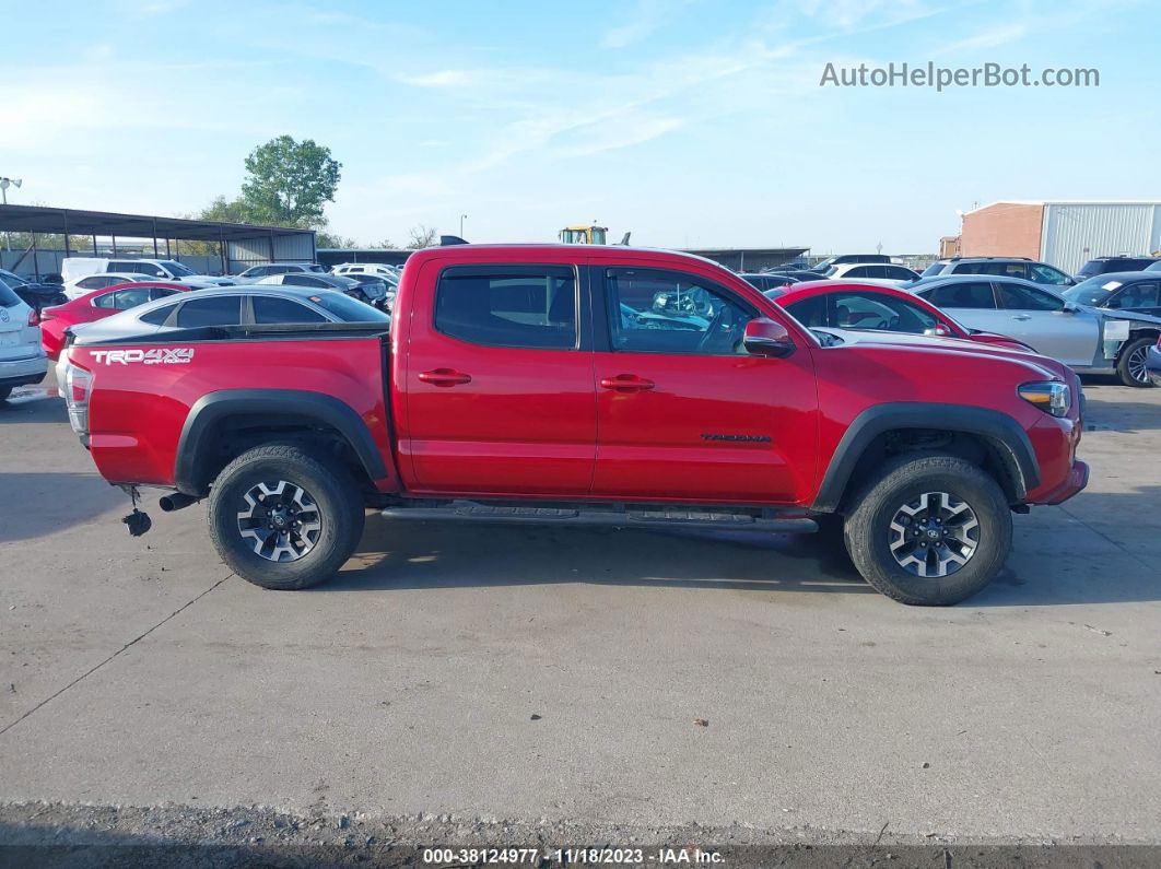 2021 Toyota Tacoma Trd Off-road Красный vin: 5TFCZ5AN5MX273457