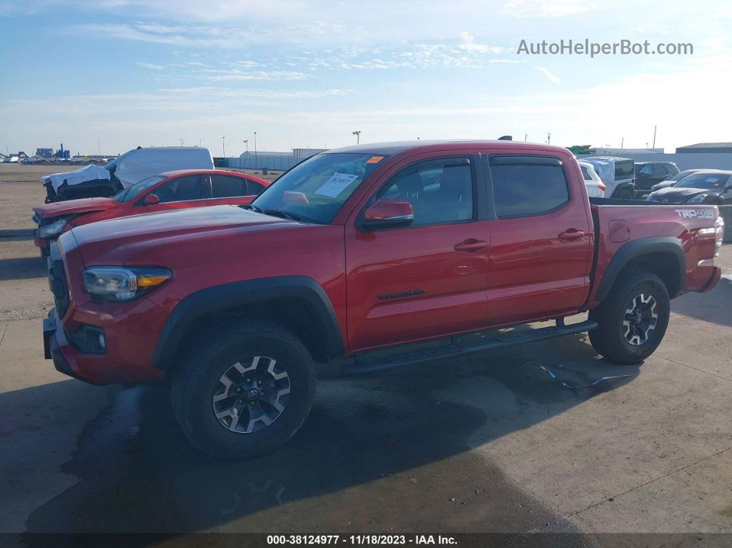 2021 Toyota Tacoma Trd Off-road Red vin: 5TFCZ5AN5MX273457