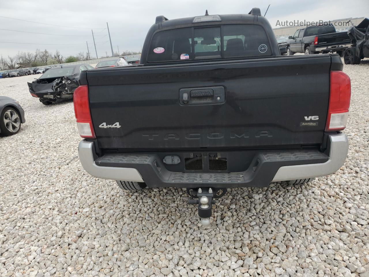 2017 Toyota Tacoma Double Cab Black vin: 5TFCZ5AN6HX047272