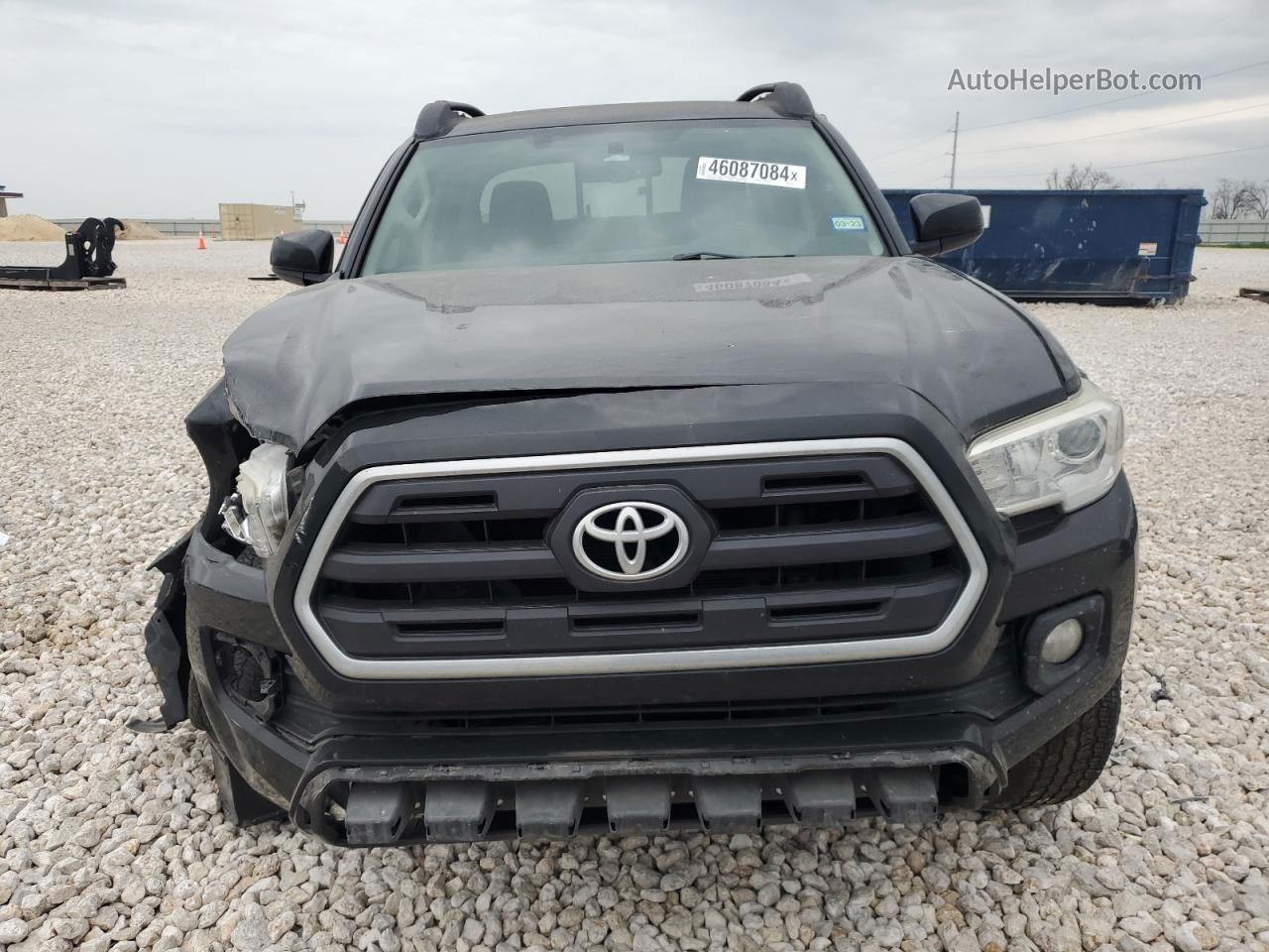 2017 Toyota Tacoma Double Cab Black vin: 5TFCZ5AN6HX047272