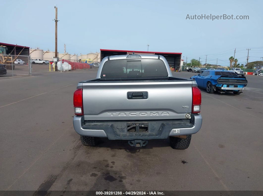 2017 Toyota Tacoma Trd Sport Silver vin: 5TFCZ5AN6HX110600