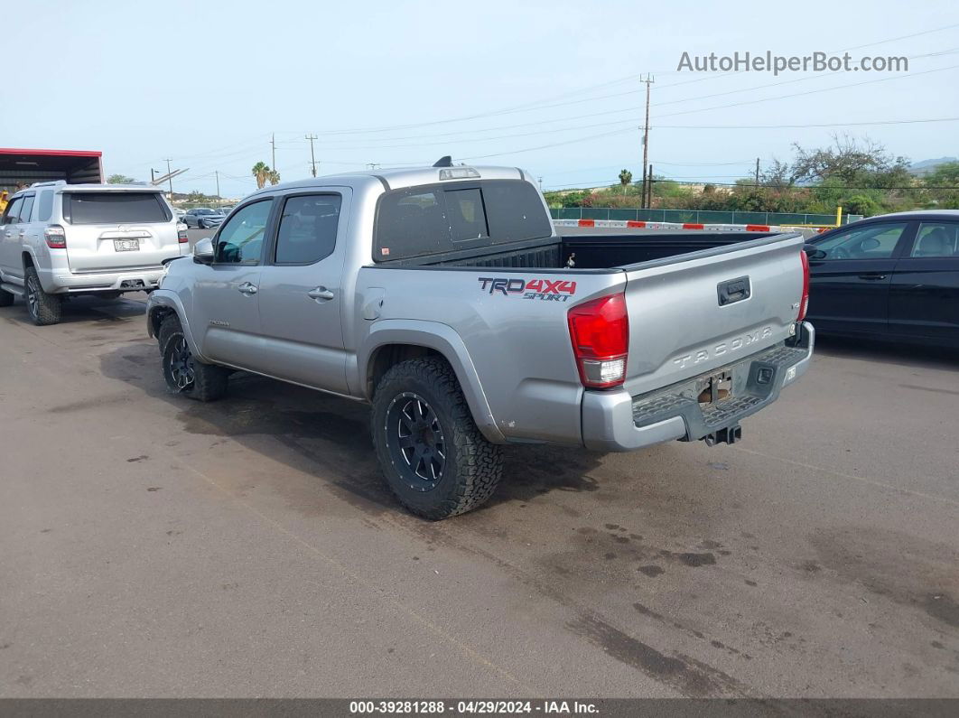 2017 Toyota Tacoma Trd Sport Silver vin: 5TFCZ5AN6HX110600