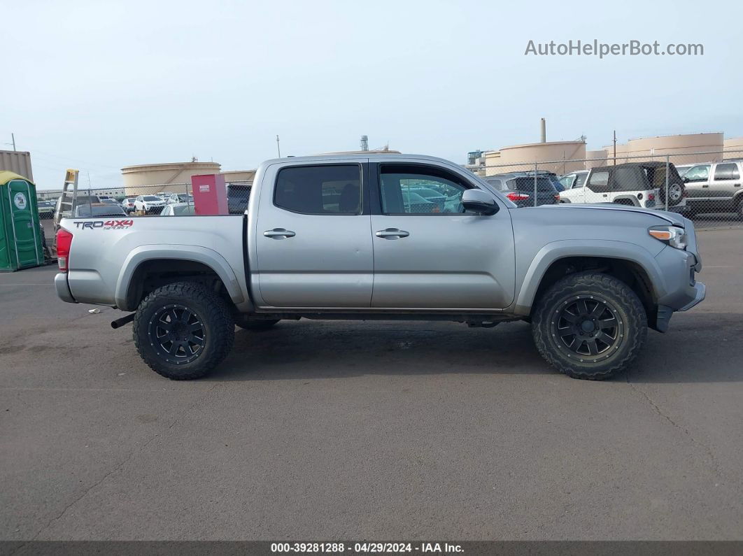 2017 Toyota Tacoma Trd Sport Silver vin: 5TFCZ5AN6HX110600