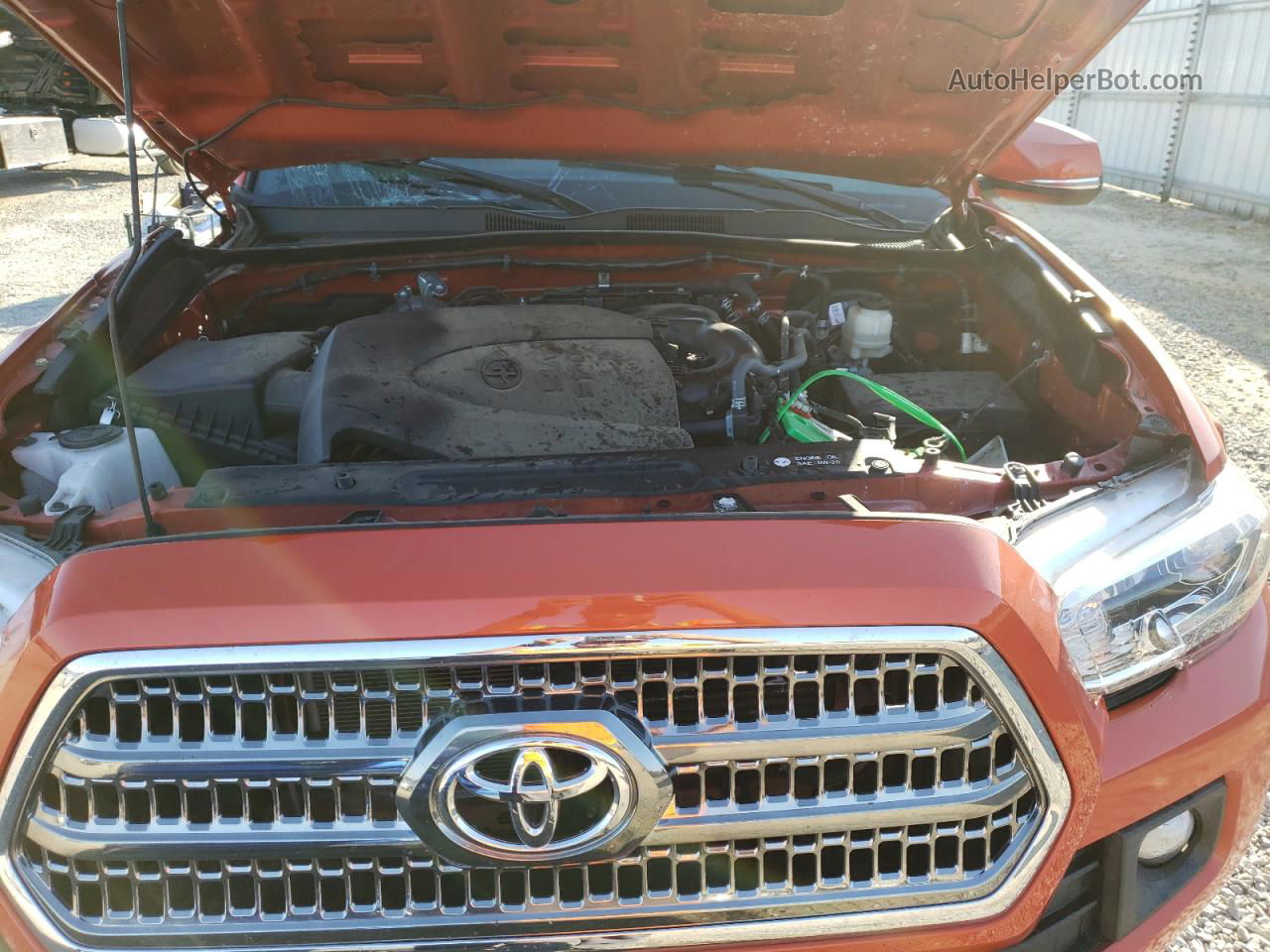 2017 Toyota Tacoma Double Cab Orange vin: 5TFCZ5AN6HX112931