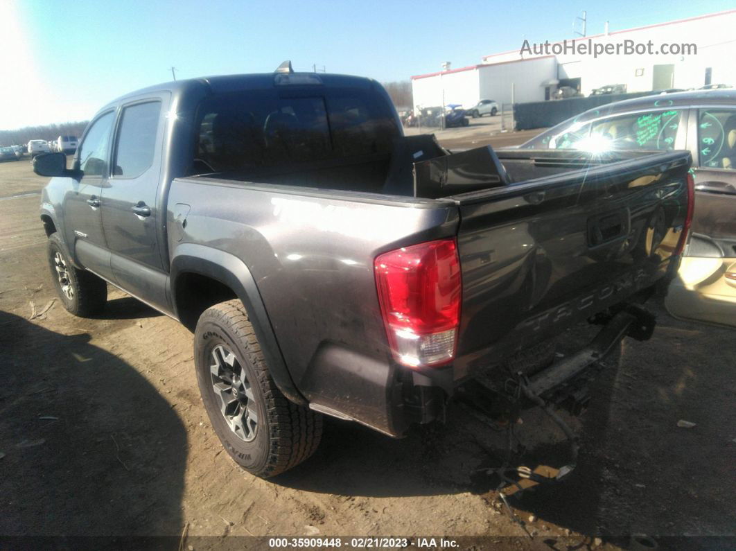 2019 Toyota Tacoma 4wd Sr/sr5/trd Sport Gray vin: 5TFCZ5AN6KX167340