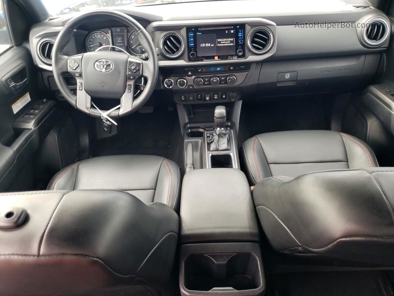 2019 Toyota Tacoma Double Cab Синий vin: 5TFCZ5AN6KX179651