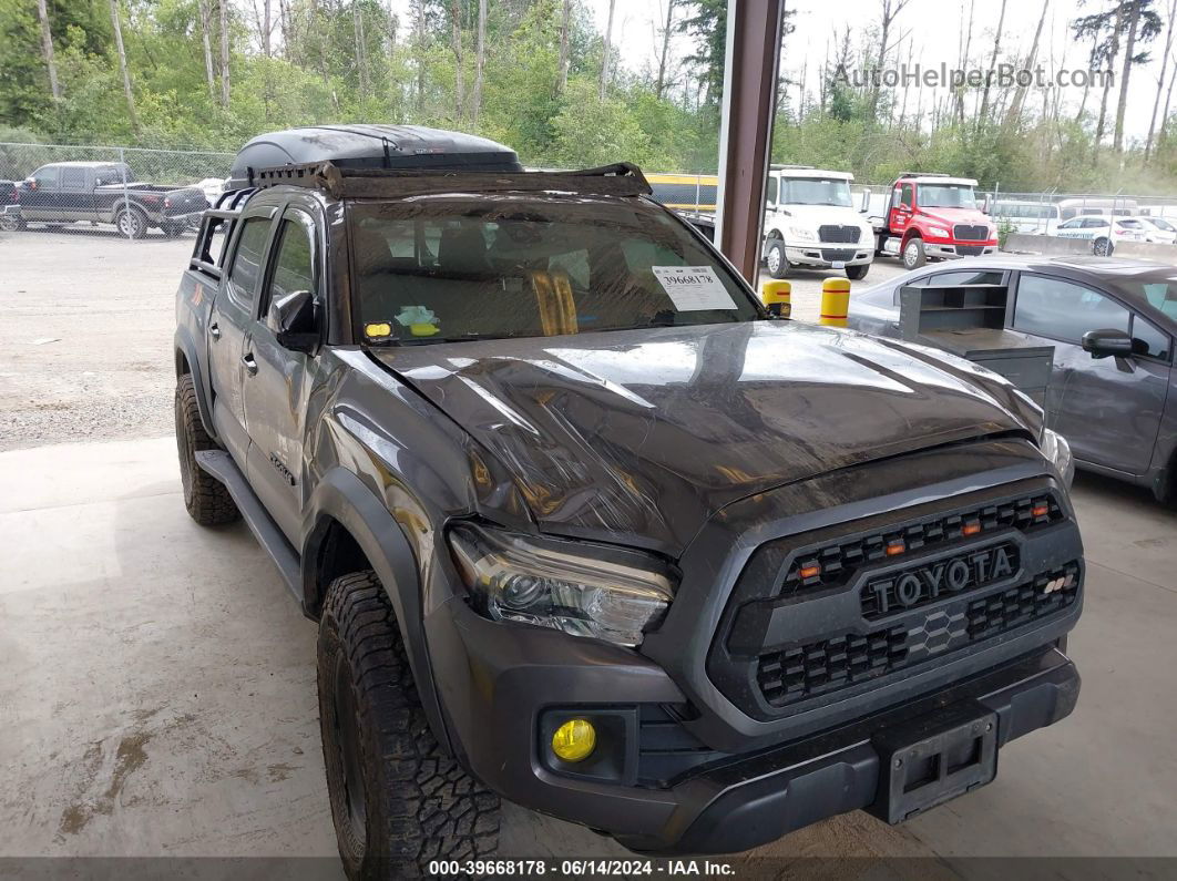 2019 Toyota Tacoma Trd Off Road Gray vin: 5TFCZ5AN6KX180007