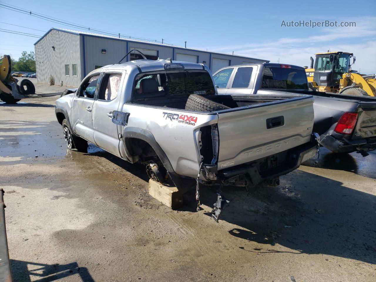 2019 Toyota Tacoma Double Cab Silver vin: 5TFCZ5AN6KX207612