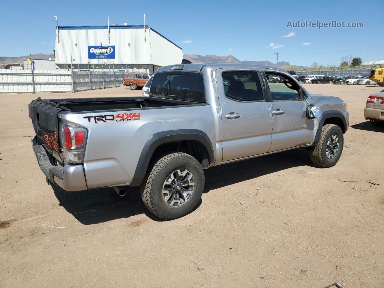 2020 Toyota Tacoma Double Cab Silver vin: 5TFCZ5AN6LX217428