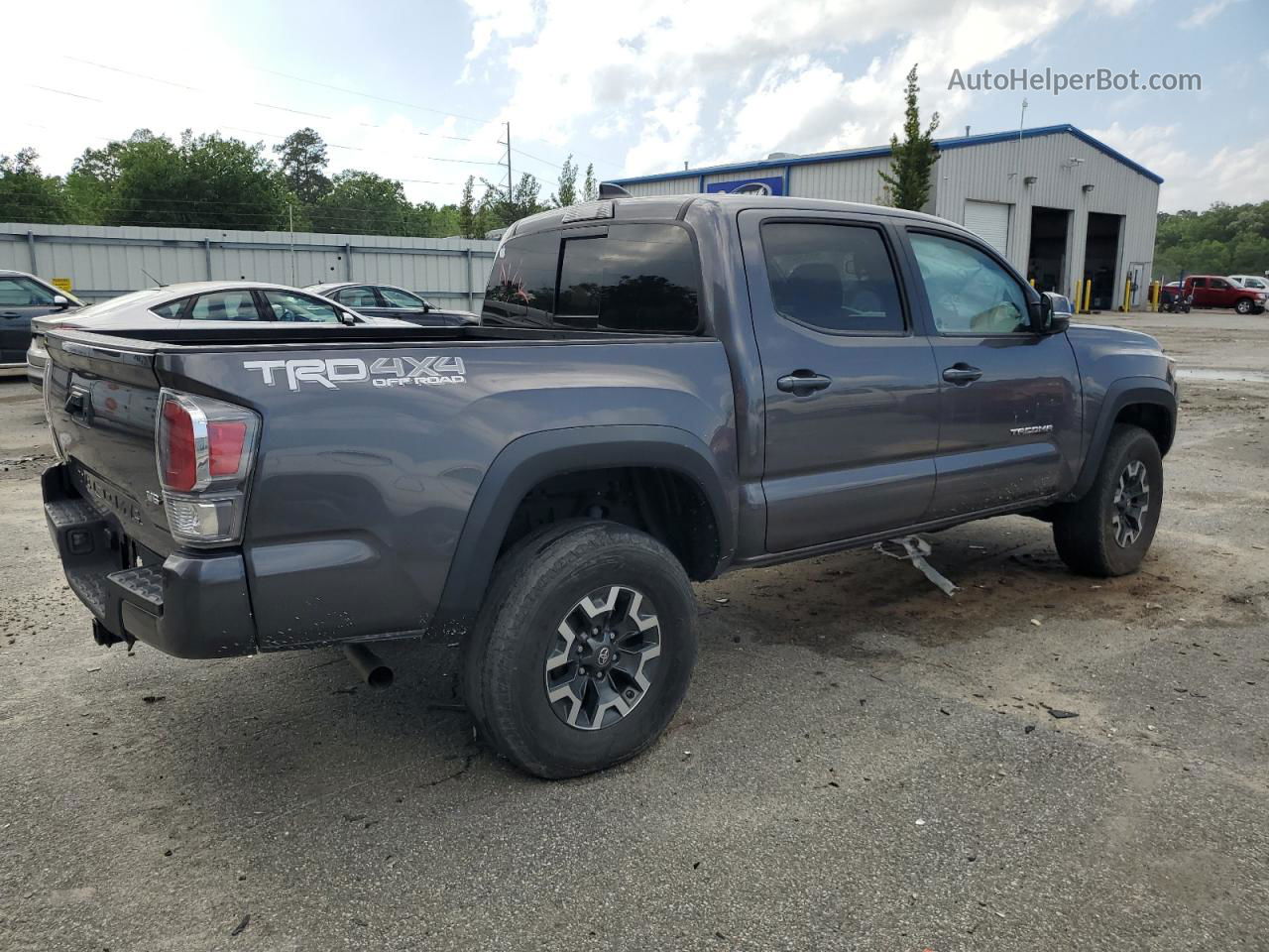 2020 Toyota Tacoma Double Cab Gray vin: 5TFCZ5AN6LX230874