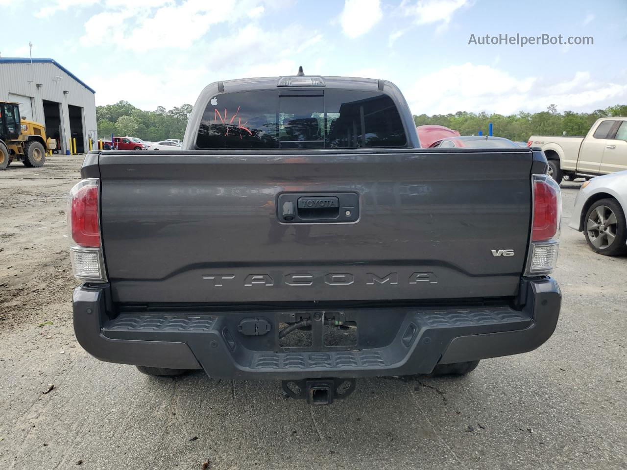 2020 Toyota Tacoma Double Cab Gray vin: 5TFCZ5AN6LX230874