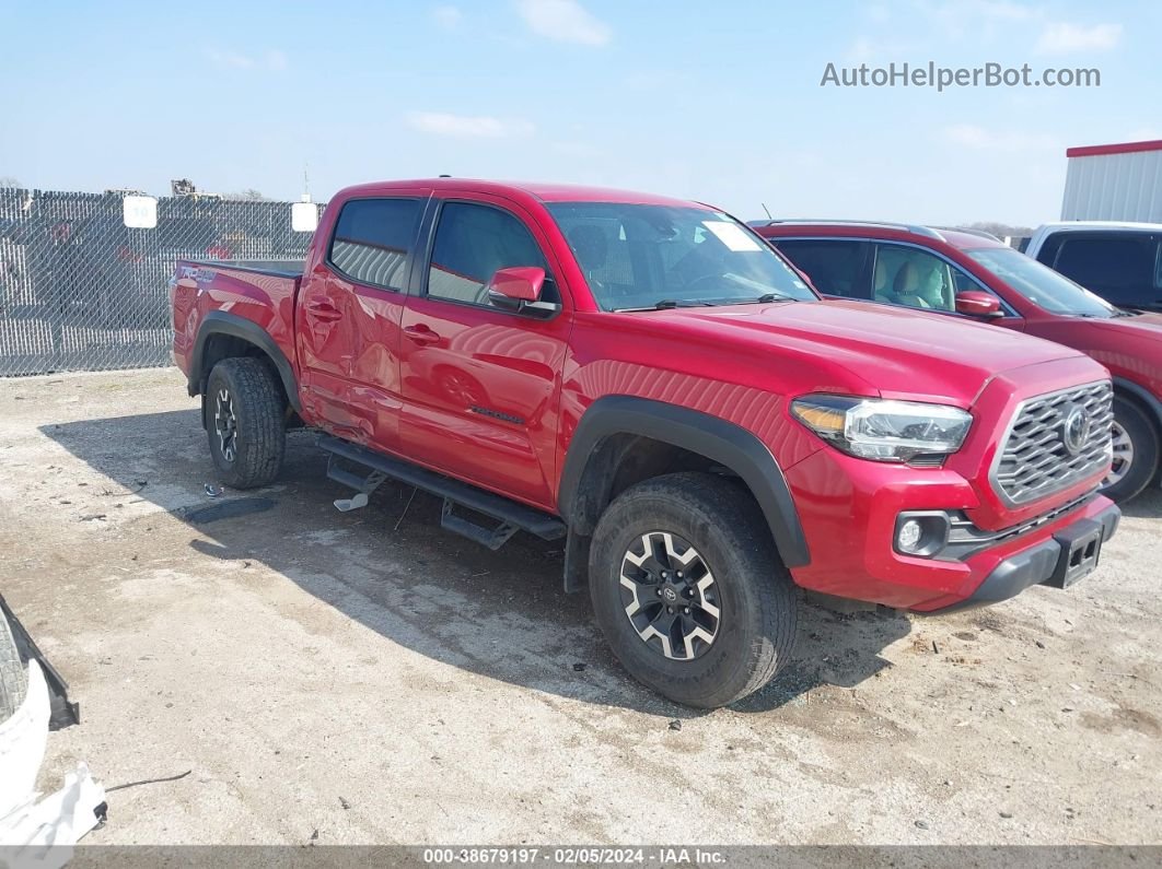 2021 Toyota Tacoma Trd Off-road Red vin: 5TFCZ5AN6MX246719