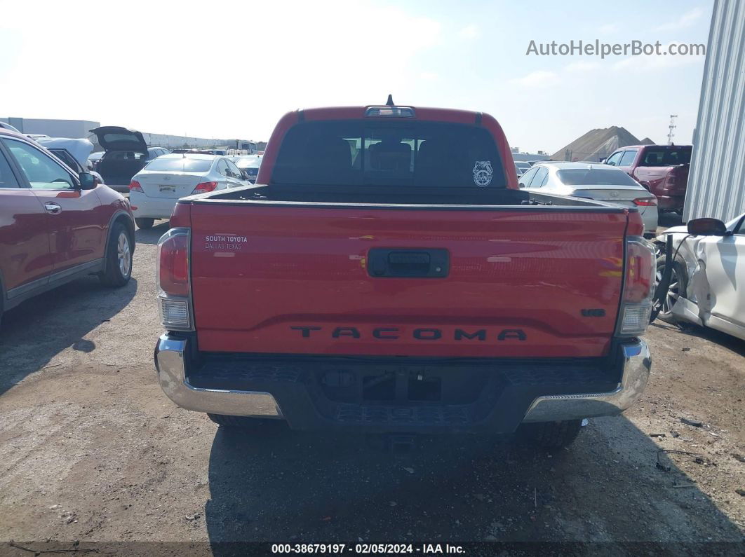 2021 Toyota Tacoma Trd Off-road Red vin: 5TFCZ5AN6MX246719