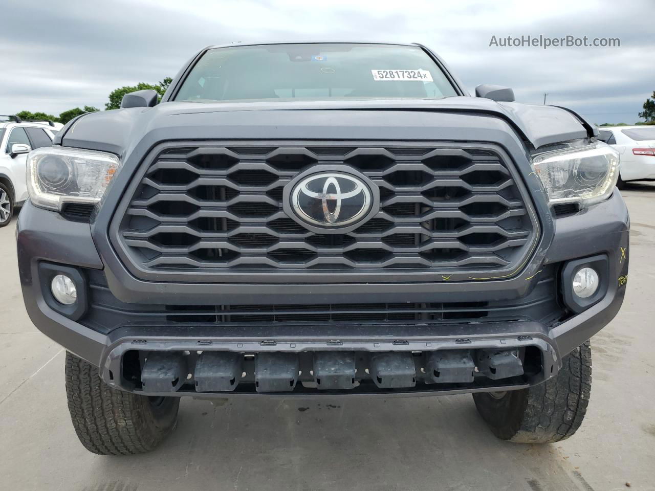 2021 Toyota Tacoma Double Cab Gray vin: 5TFCZ5AN6MX272883