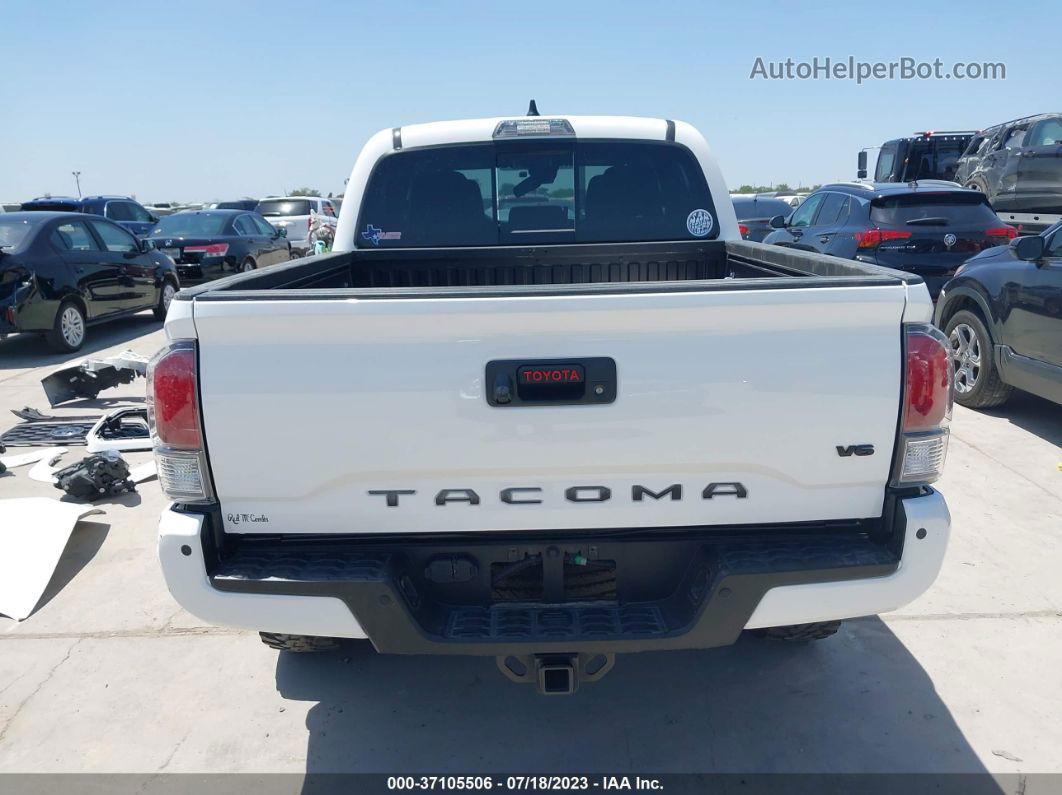 2021 Toyota Tacoma Trd Sport White vin: 5TFCZ5AN6MX276500