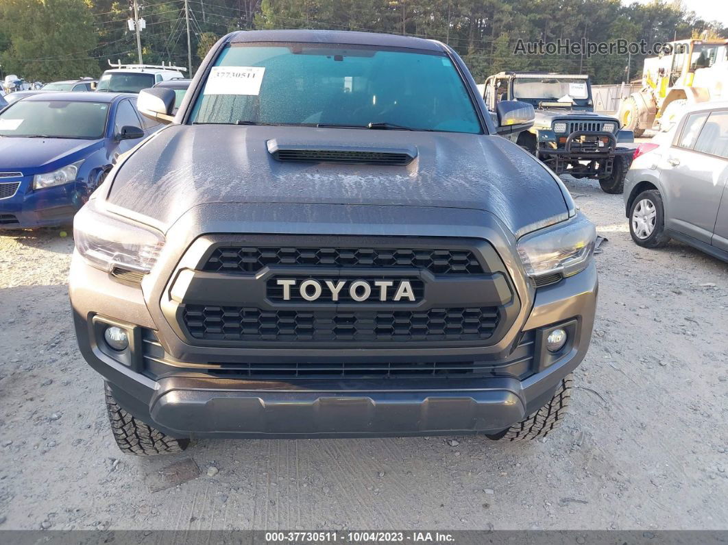 2017 Toyota Tacoma Trd Sport Gray vin: 5TFCZ5AN7HX072648