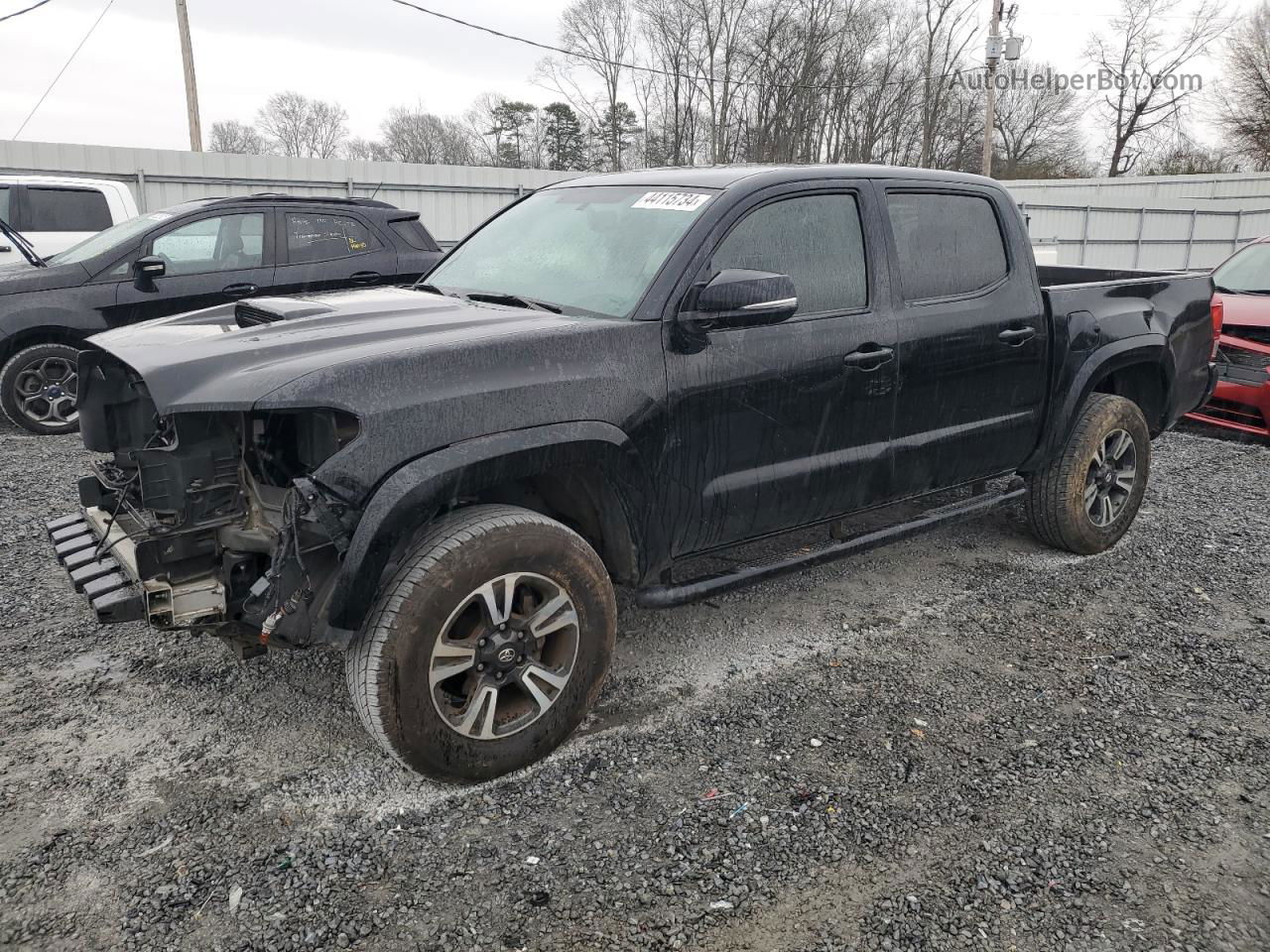 2017 Toyota Tacoma Double Cab Black vin: 5TFCZ5AN7HX086775