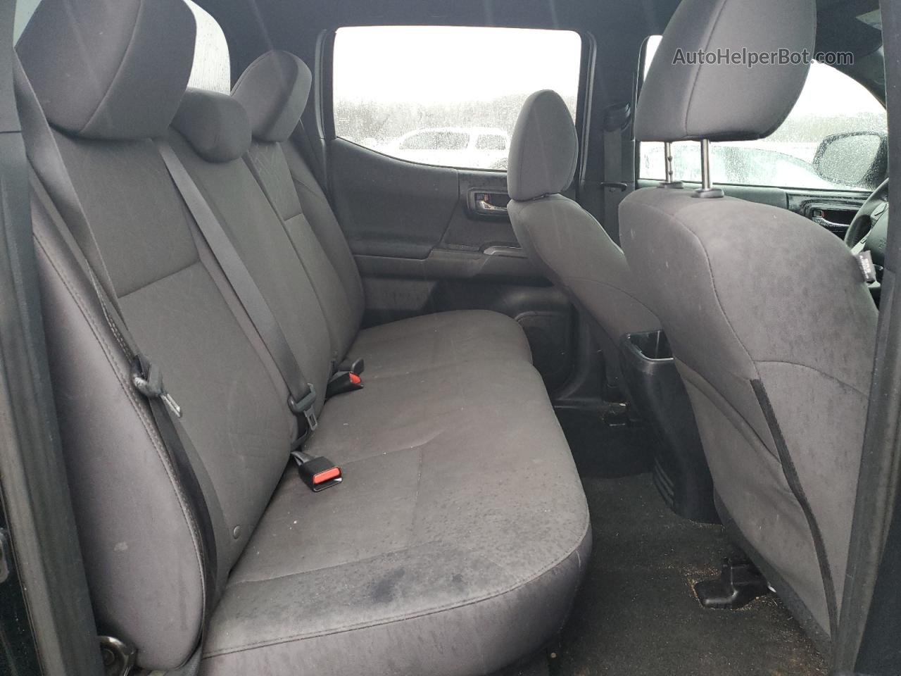 2017 Toyota Tacoma Double Cab Черный vin: 5TFCZ5AN7HX086775