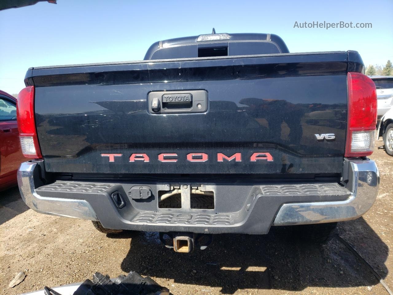 2017 Toyota Tacoma Double Cab Черный vin: 5TFCZ5AN7HX119435