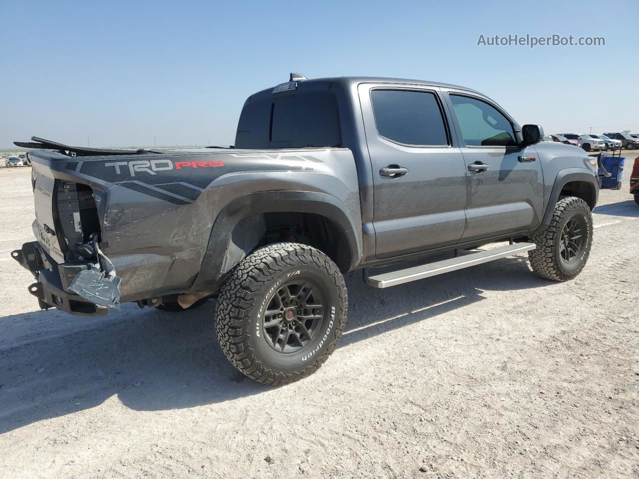 2020 Toyota Tacoma Double Cab Gray vin: 5TFCZ5AN7LX233623