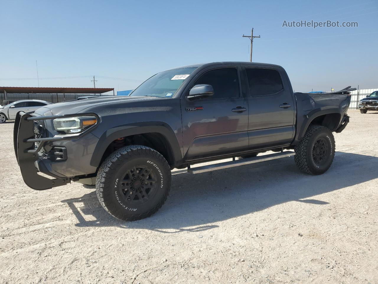 2020 Toyota Tacoma Double Cab Gray vin: 5TFCZ5AN7LX233623