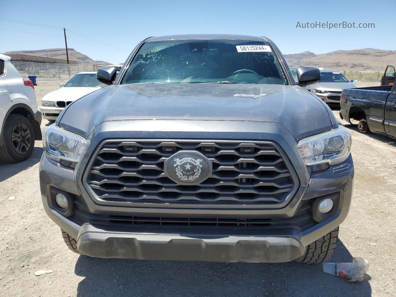 2020 Toyota Tacoma Double Cab Charcoal vin: 5TFCZ5AN7LX241706