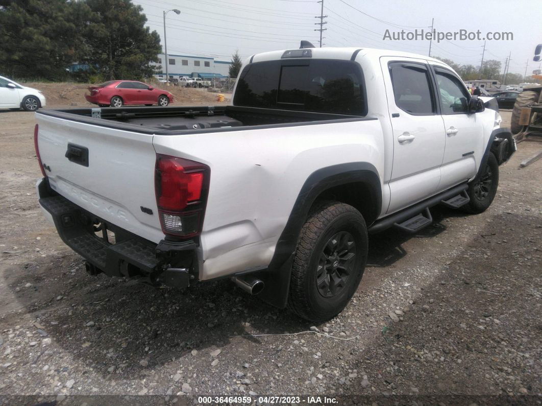 2021 Toyota Tacoma 4wd Sr/sr5/trd Sport White vin: 5TFCZ5AN7MX245885