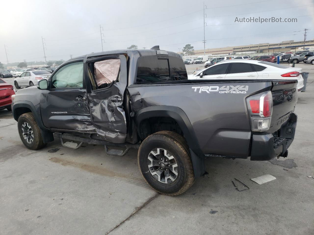 2021 Toyota Tacoma Double Cab Серый vin: 5TFCZ5AN7MX267711