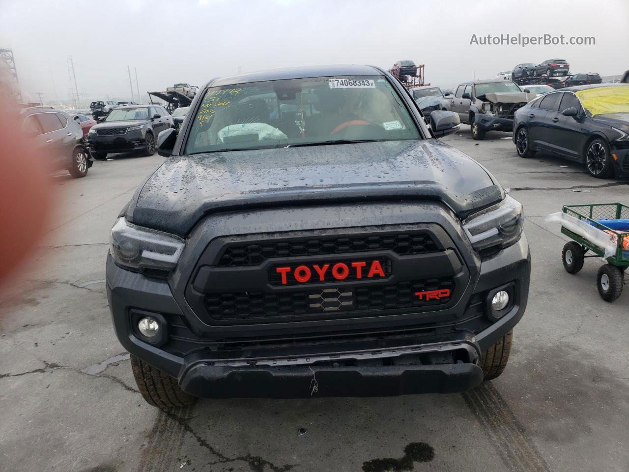 2021 Toyota Tacoma Double Cab Gray vin: 5TFCZ5AN7MX267711