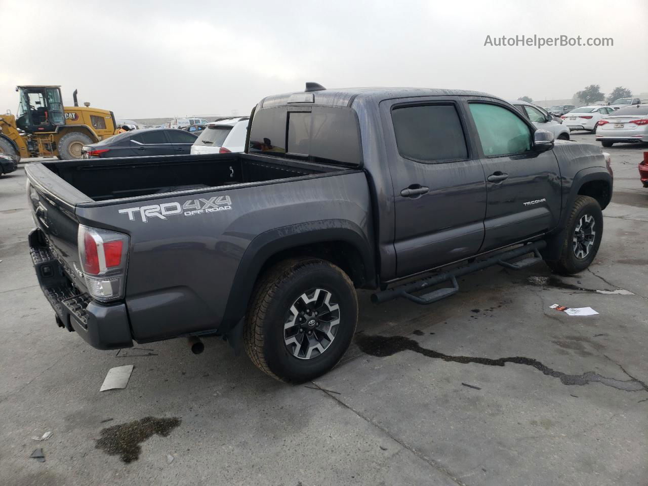 2021 Toyota Tacoma Double Cab Gray vin: 5TFCZ5AN7MX267711