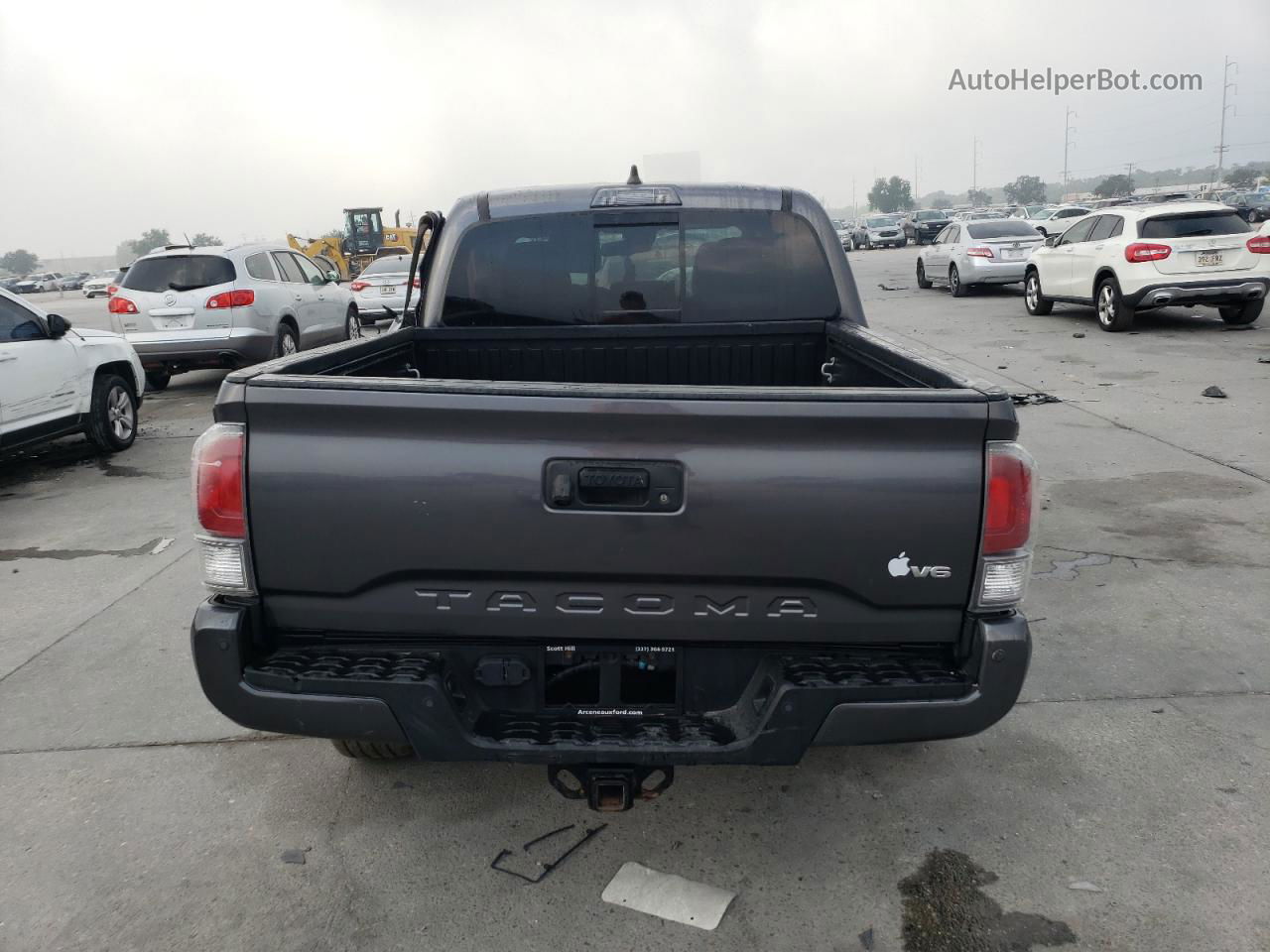 2021 Toyota Tacoma Double Cab Серый vin: 5TFCZ5AN7MX267711